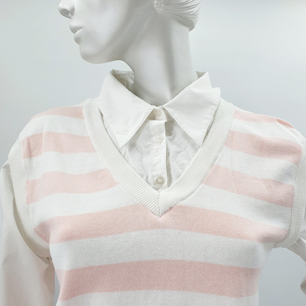 Madonna, knitted vest-shirt from the 90s, size 34-36-(38)