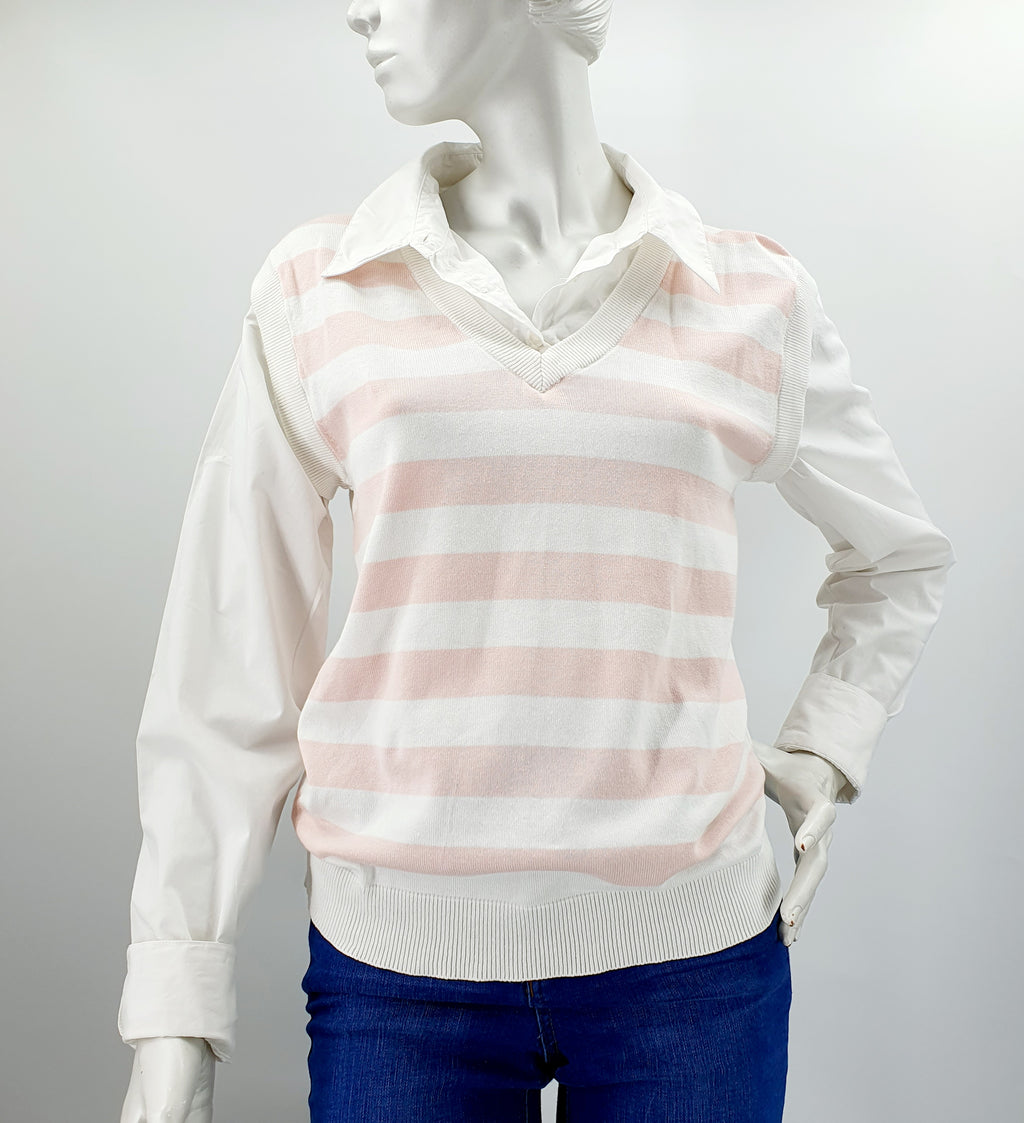 Madonna, knitted vest-shirt from the 90s, size 34-36-(38)