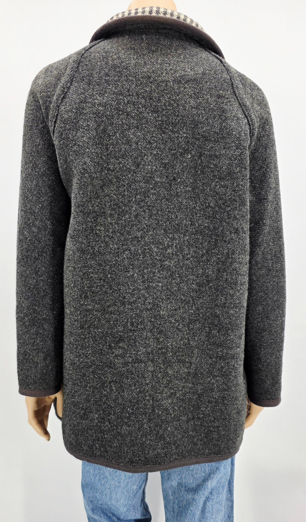 London Maid, wool reversible jacket from the 60s, size 38-40-42