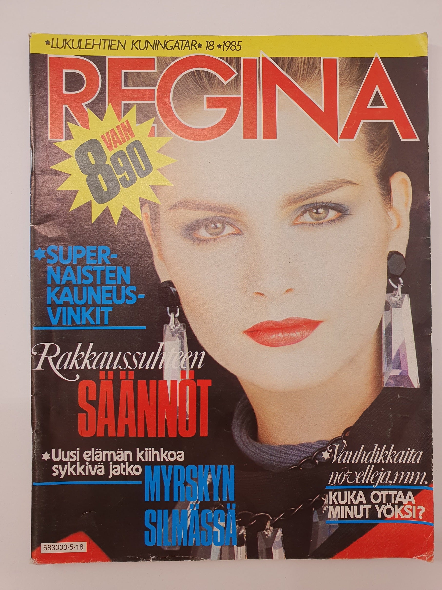 Regina, vintage keräilylehti vuodelta 1985