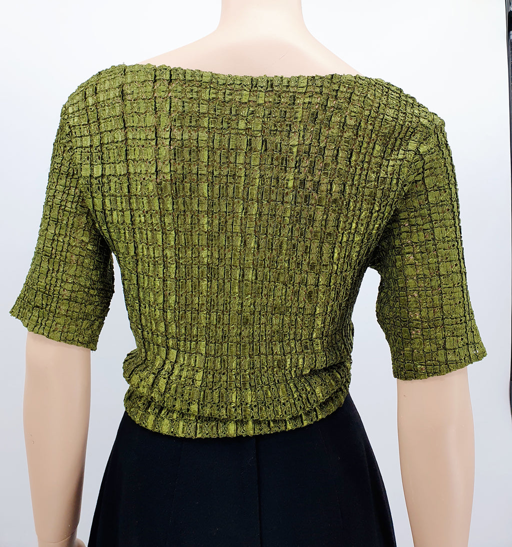 Moss green super stretchy sweater, one size