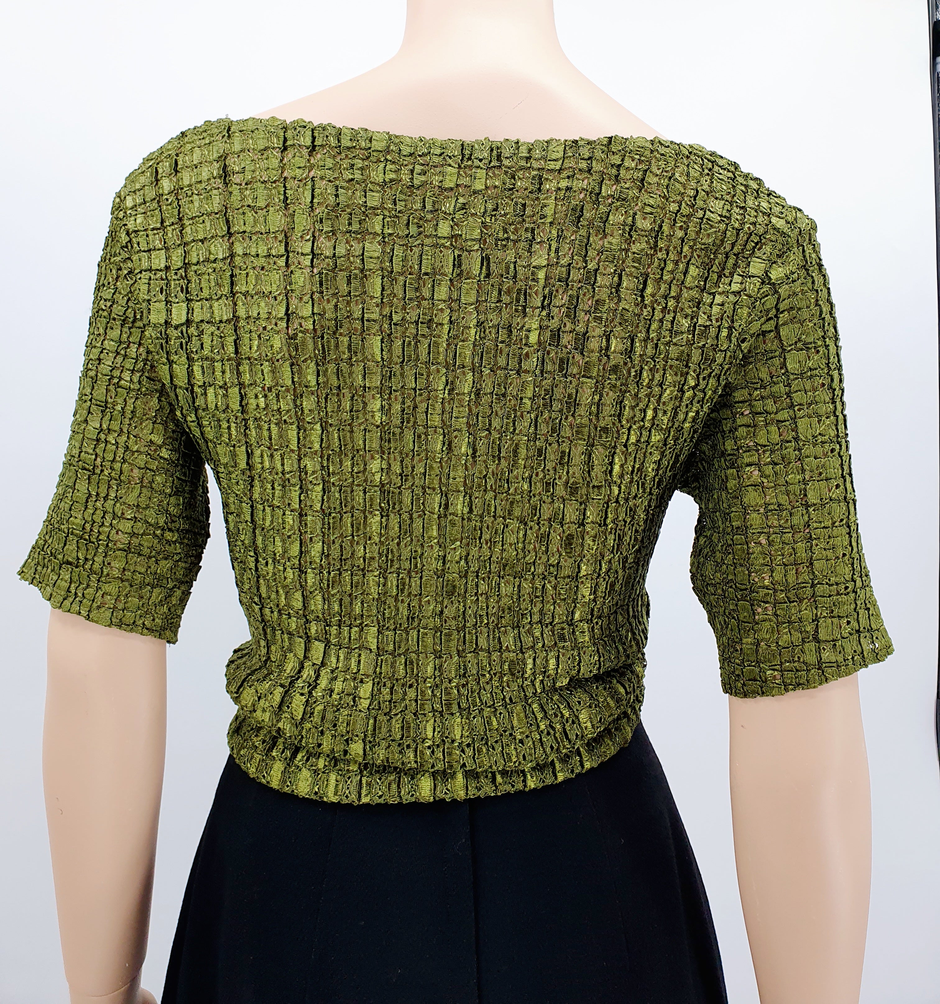 Moss green super stretchy sweater, one size