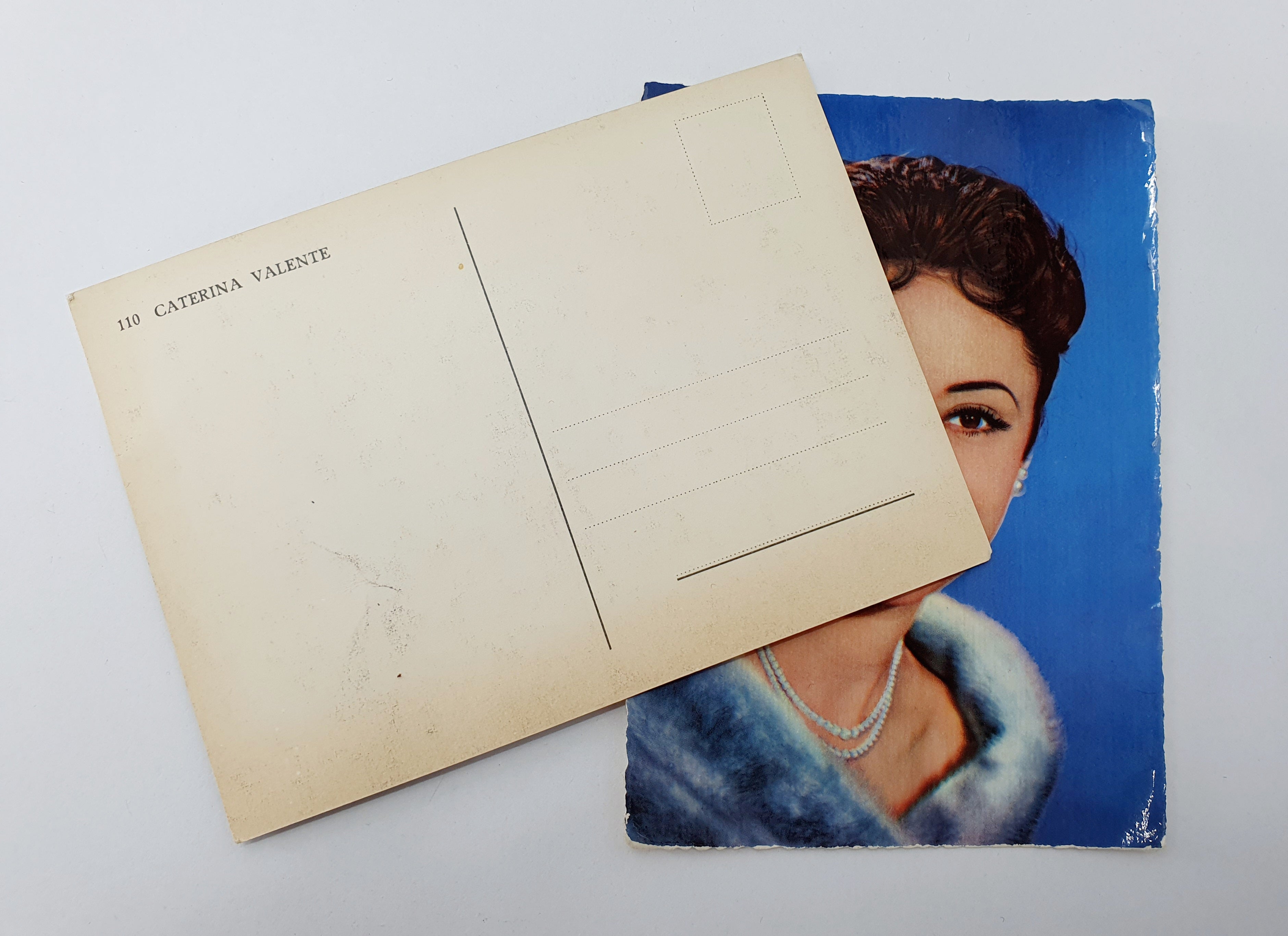 Old movie star postcards, Caterina Valente