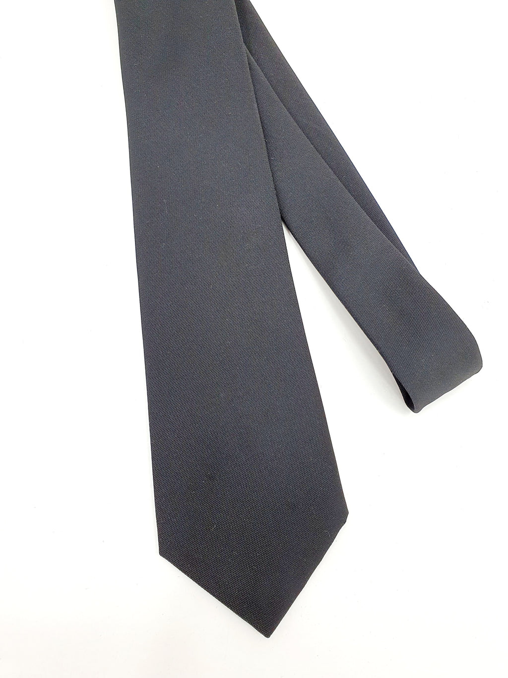 Black tie with a rose pattern