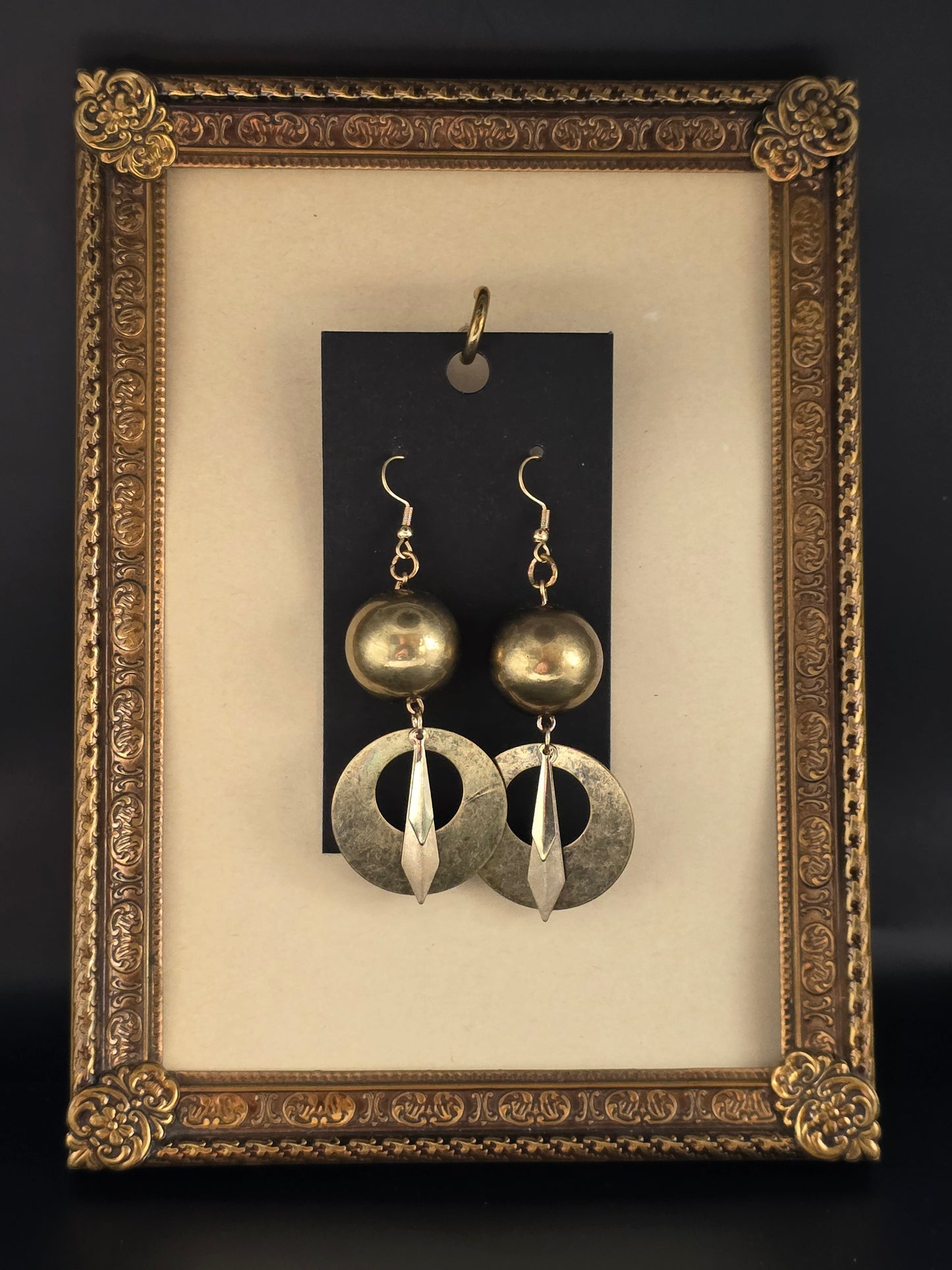 UpCycled by Pivis, Sunny, recycled earrings, no.7