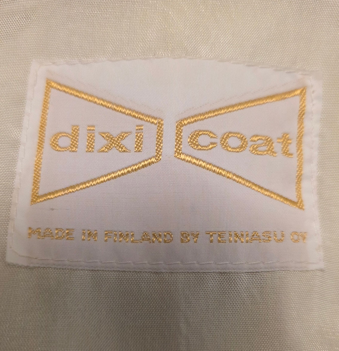 Dixi Coat, luonnonvalkoinen naisten bleiseri 70-luvulta, koko 34-36