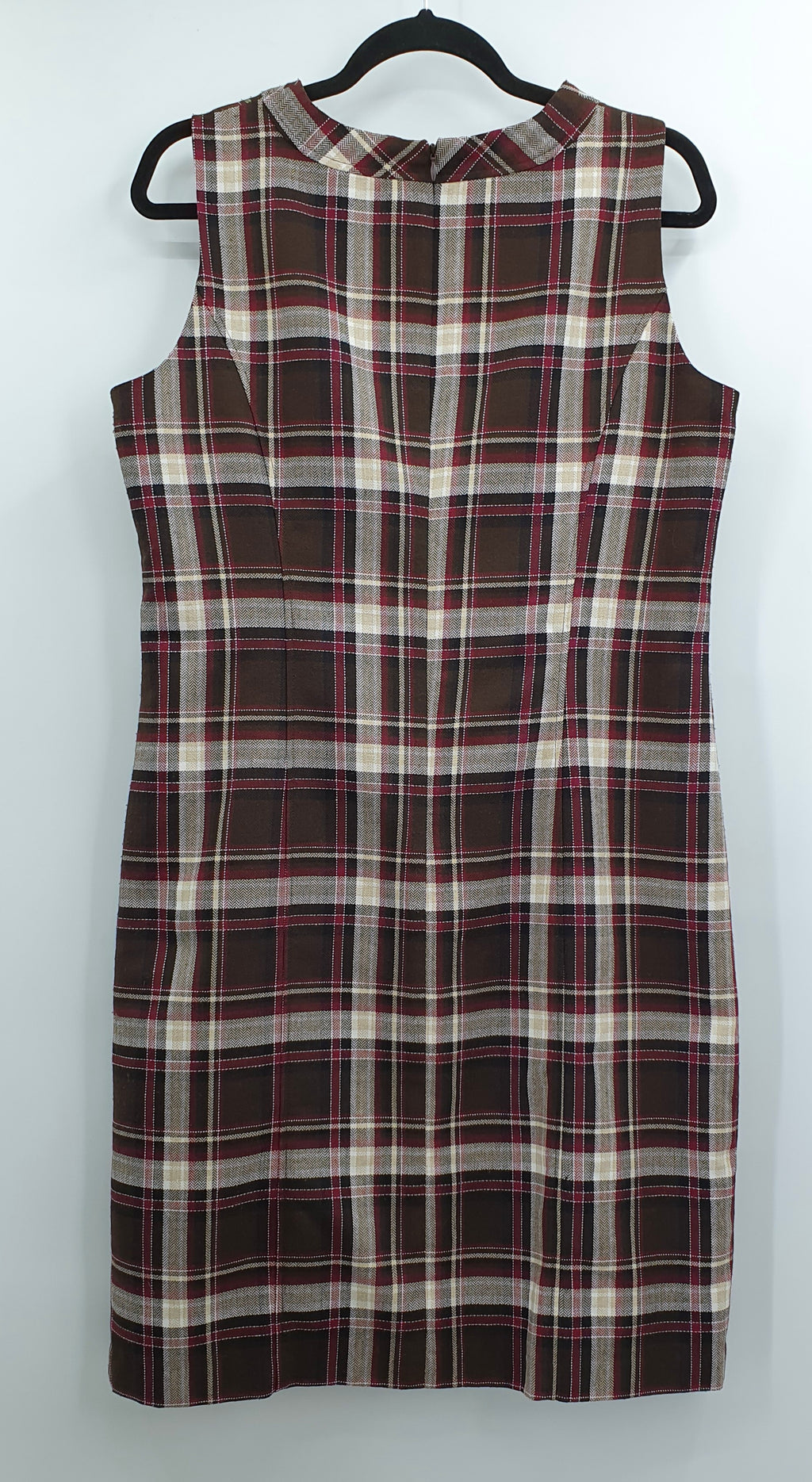 Nina Buzo, ruutukuvioinen liivimekko, koko 38