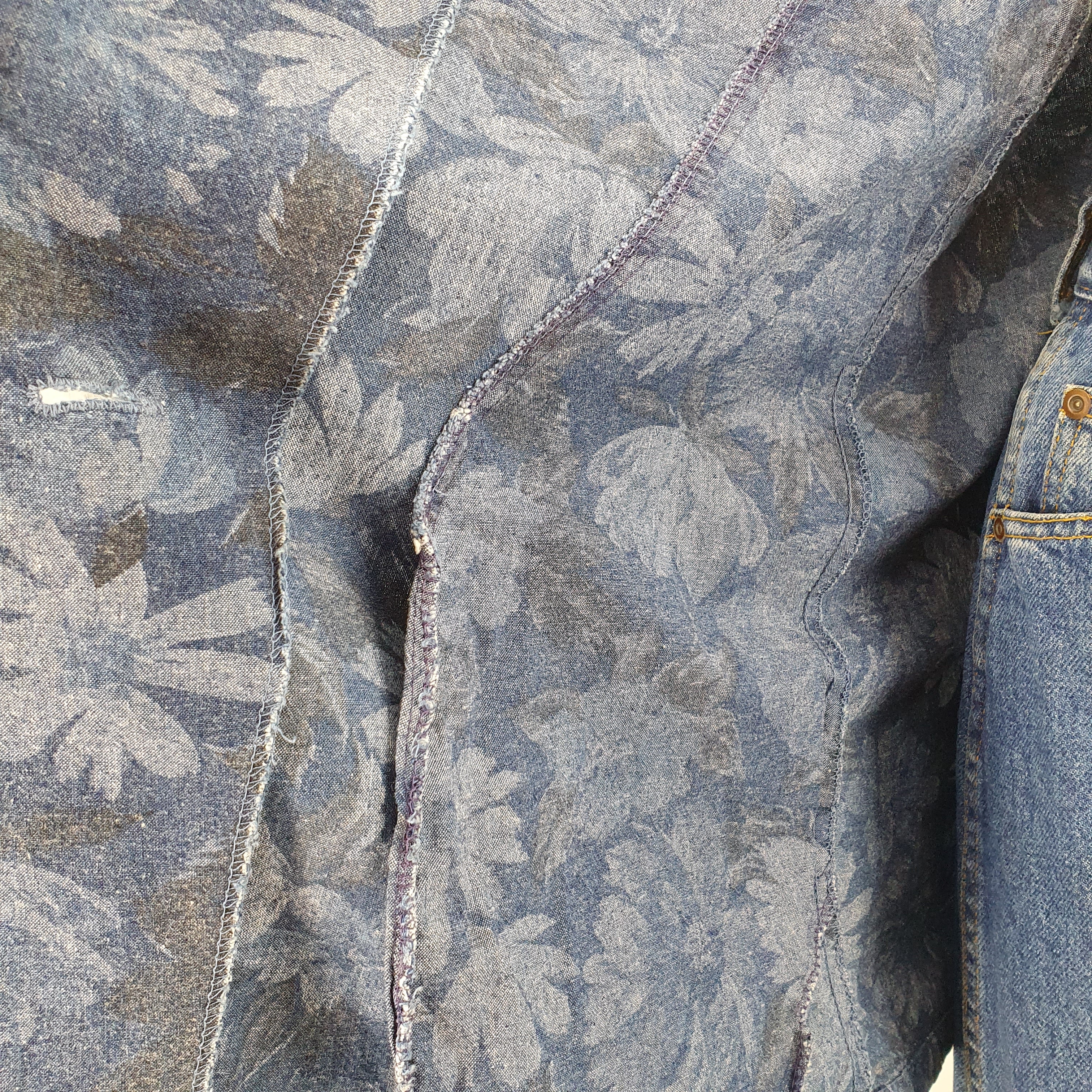 Weekend, denim blue blazer from the 80s-90s, size 38-40