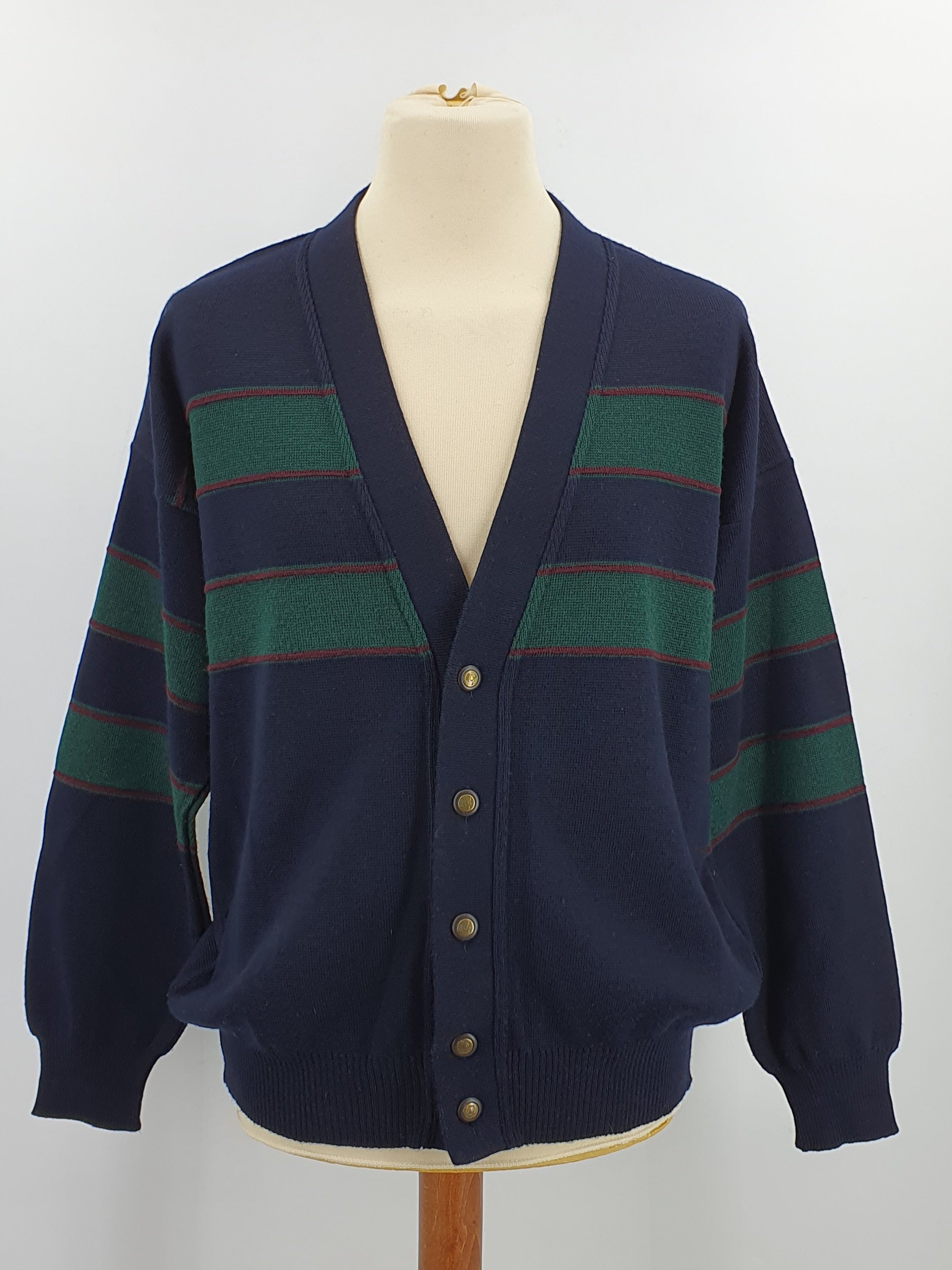 Jules, miesten neuletakki 80-luvulta, valmistettu Italiassa, koko L-XL