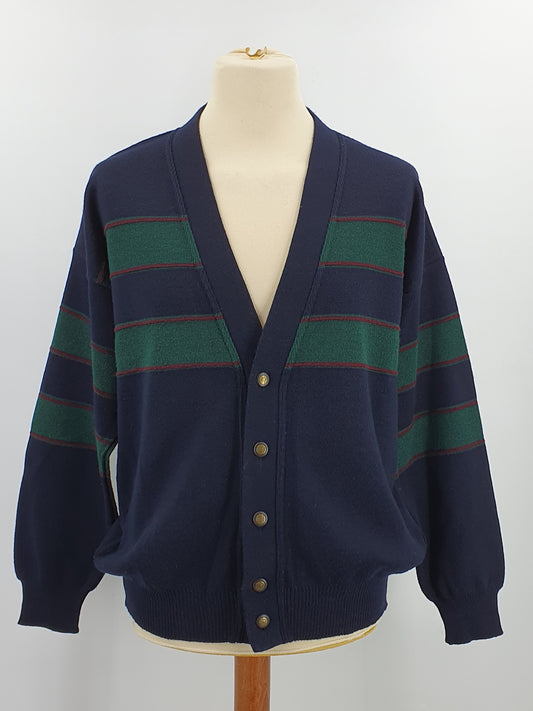 Jules, men's cardigan from the 80s, made in Italy, size L-XL