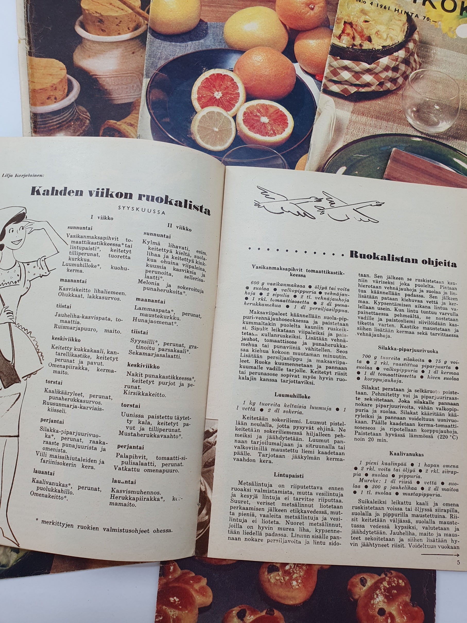 Home Cook magazines from 1961 | 7 issues