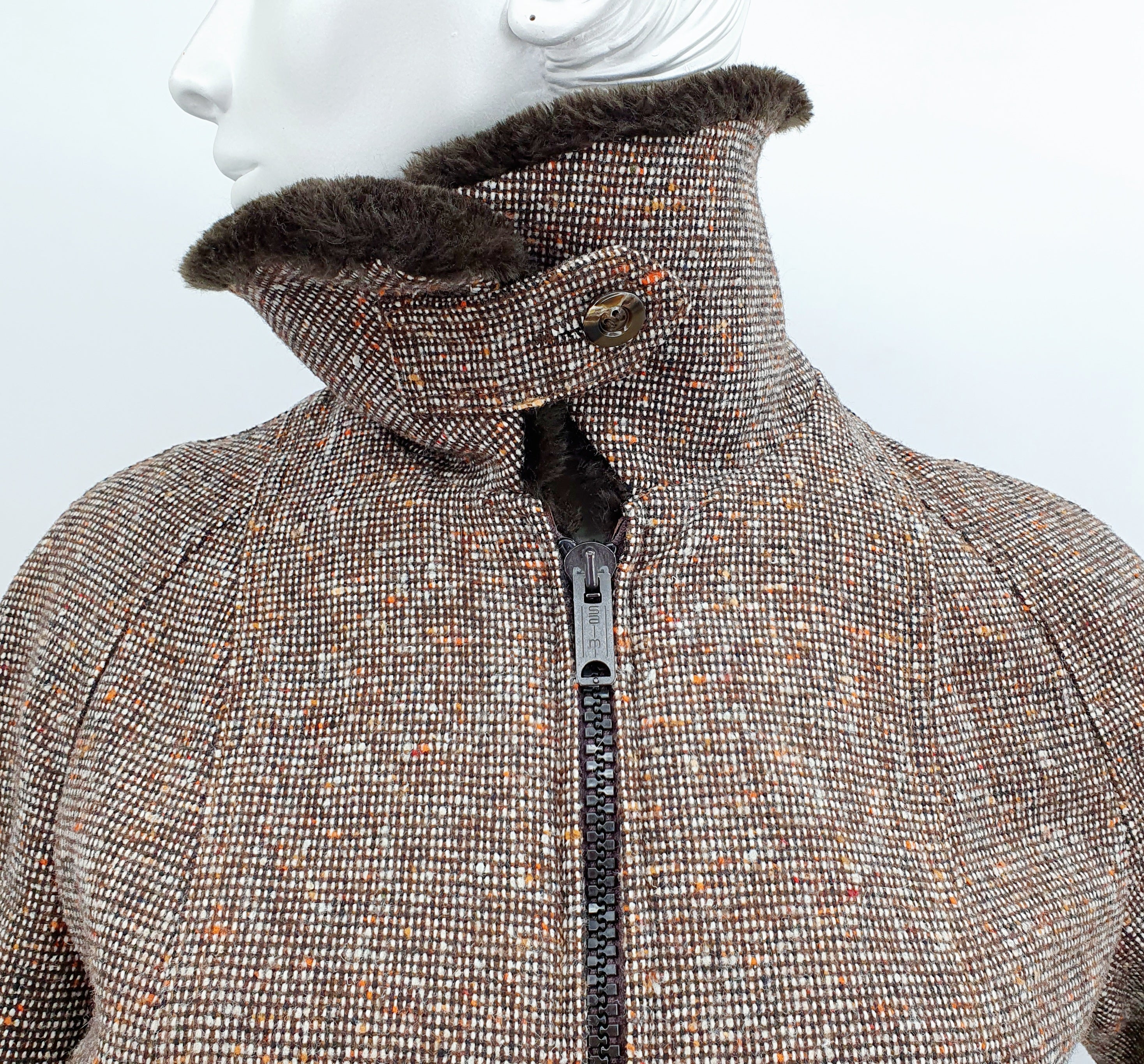 Kestilä, wool fabric jacket from the 70s, size 36-38
