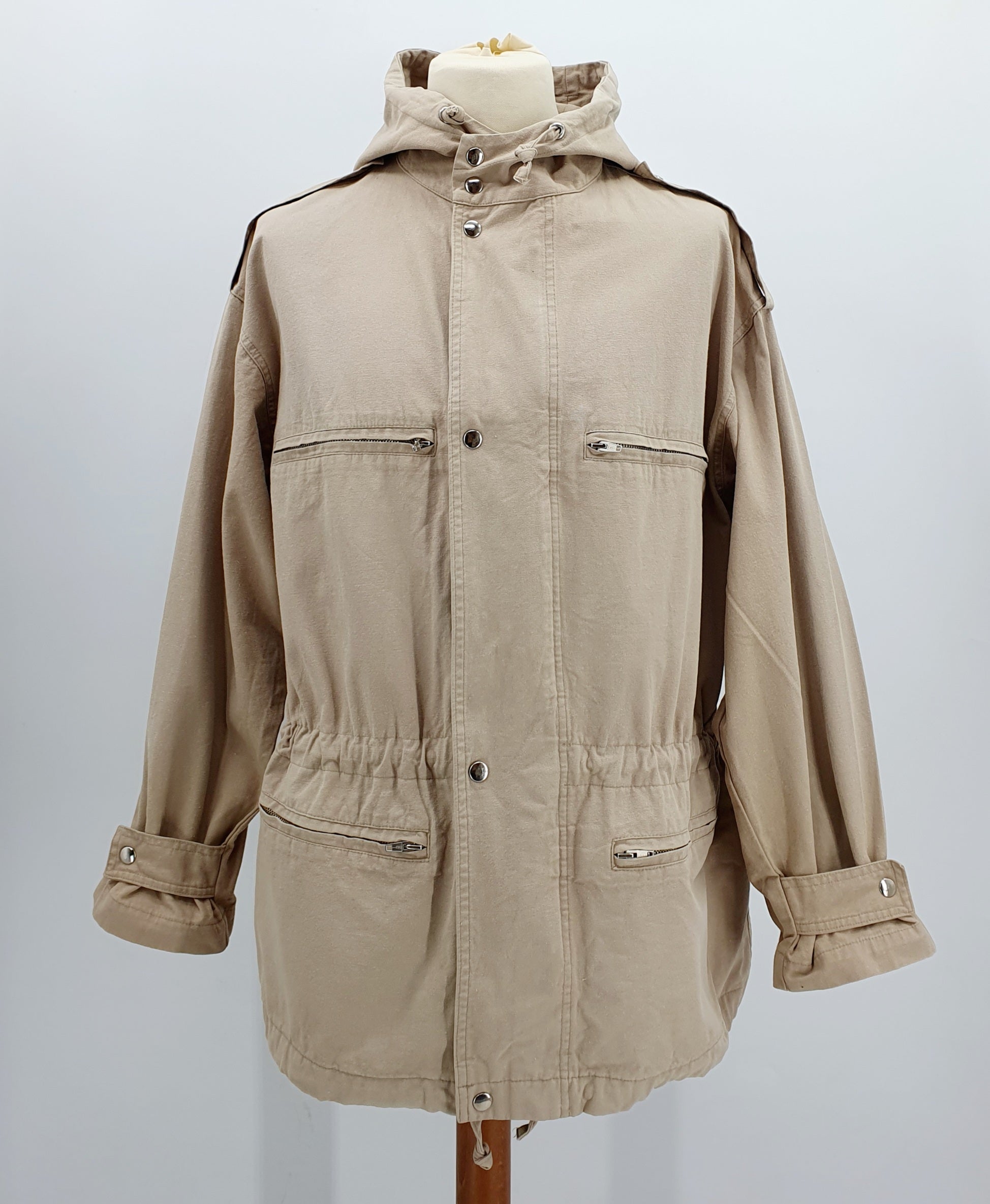 Marimekko MIesten vintage välikausitakki 80-90-luku, väri beige