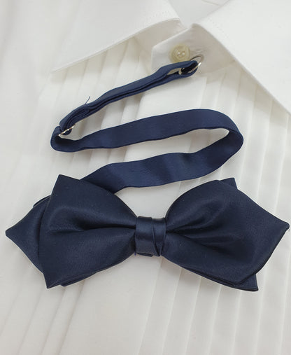 Men's bow tie, color navy blue