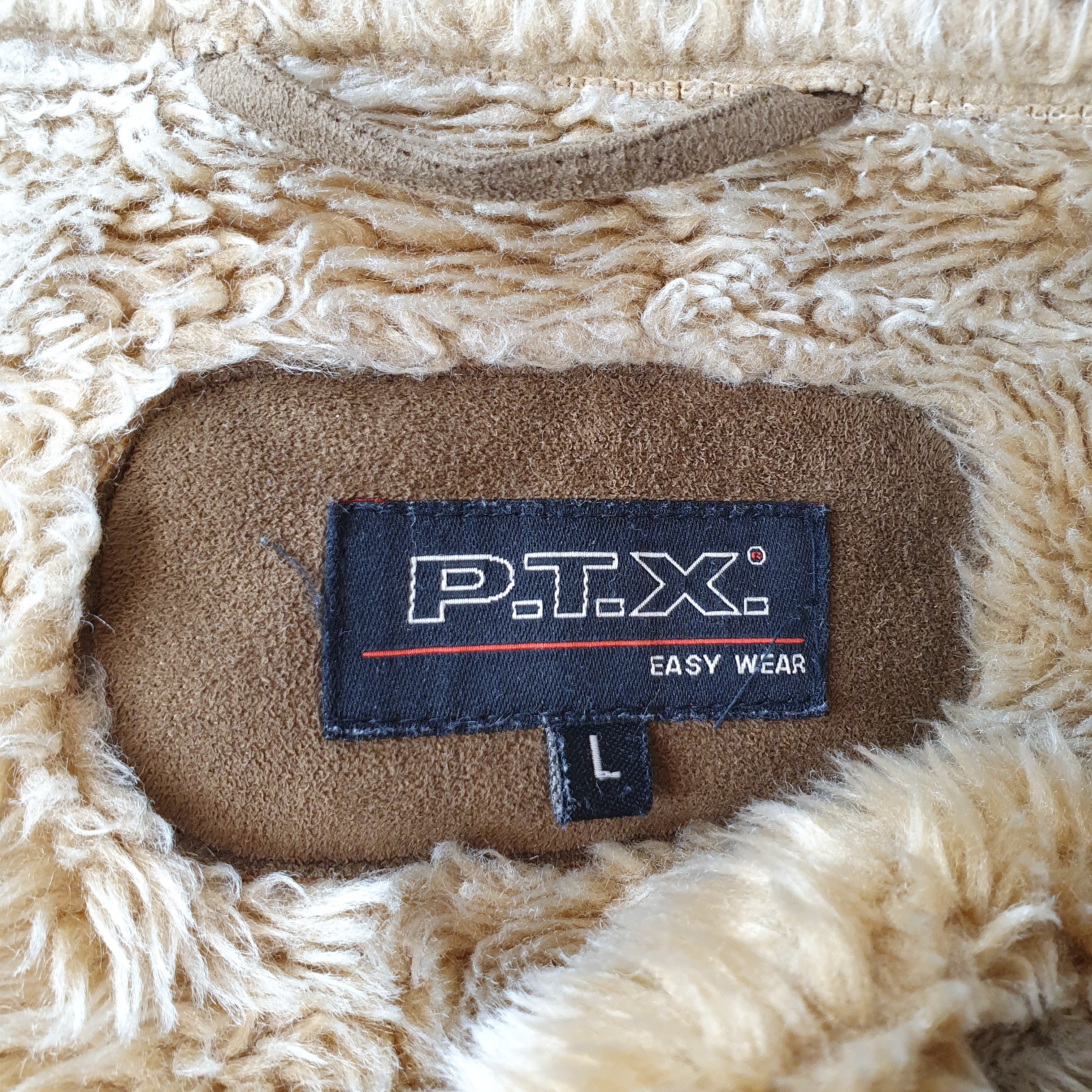 PTX brown teddy jacket from the 90s, size women's 44, men's L