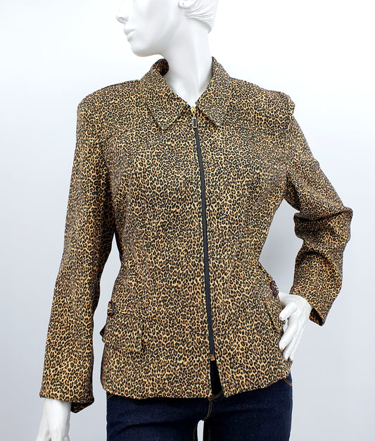 Joseph Ribkoff, Leopard print jacket, size 38/40