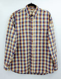 Oker, men's cotton check shirt from the 90s, size 43/44 (L)
