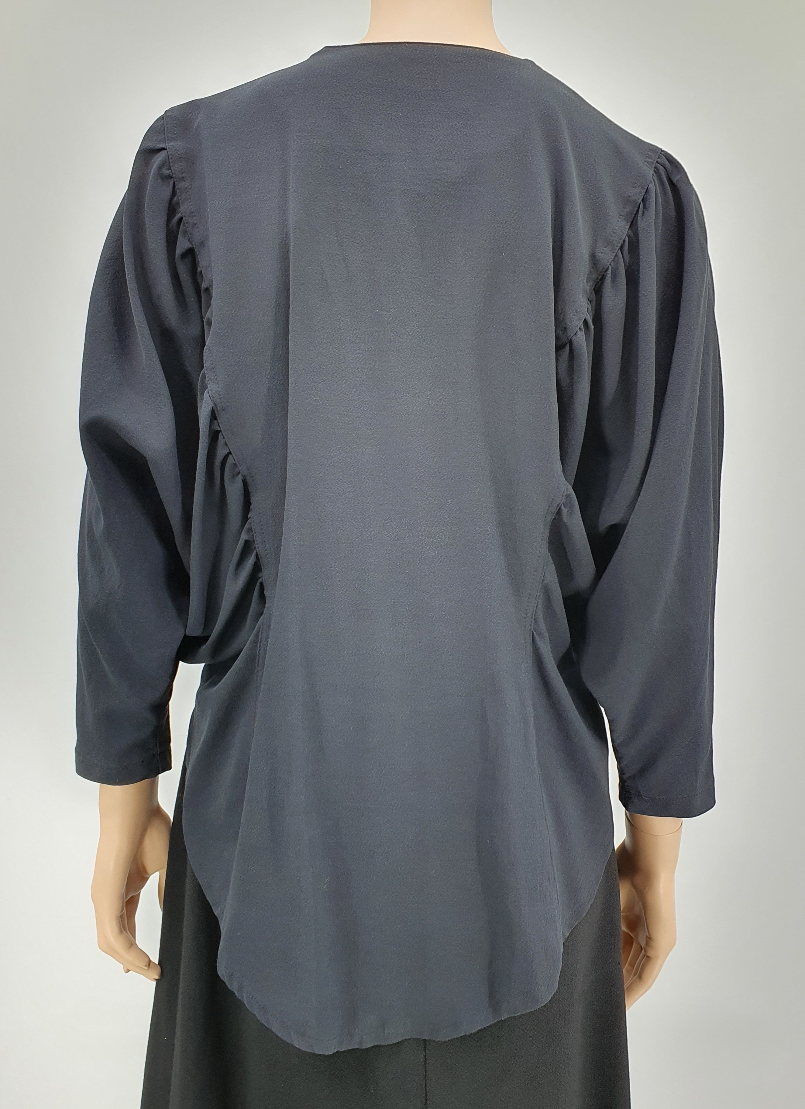 Petuliina Oy, black jacket from the 80s, size 38-40-(42)