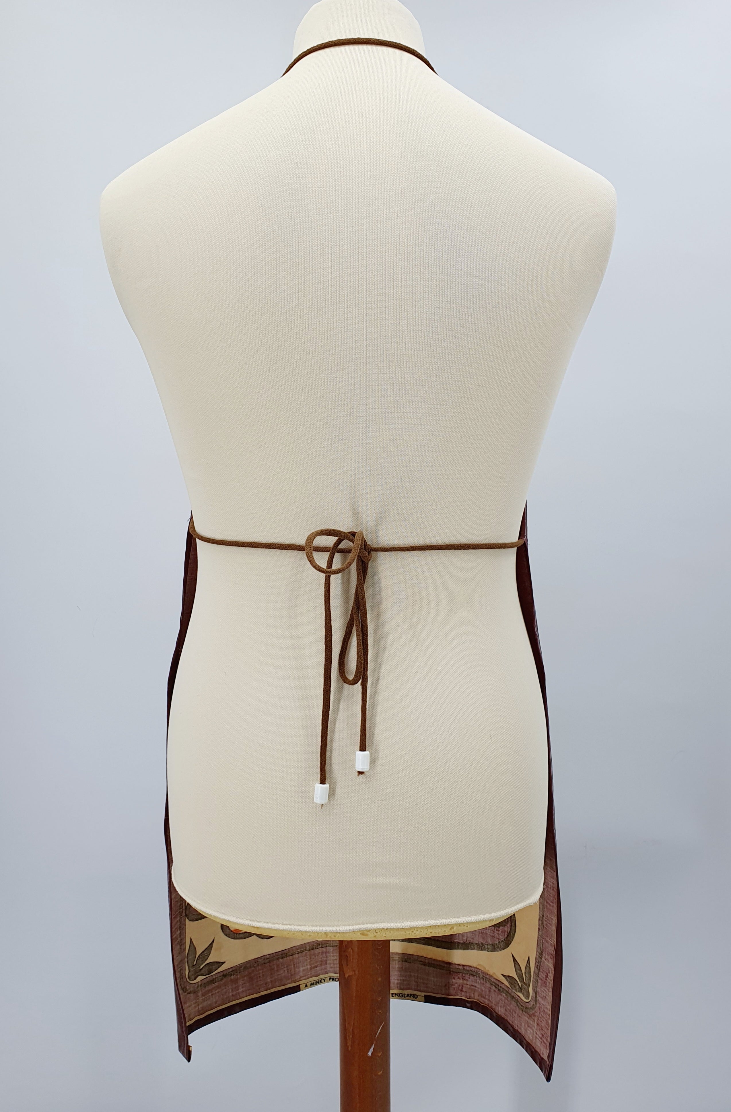 Minky, waxed apron from the 70s