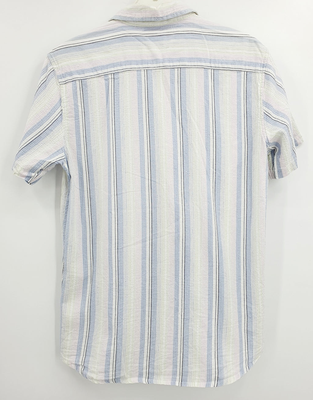Broadway, men's short-sleeved Y2K cotton shirt, size S/M