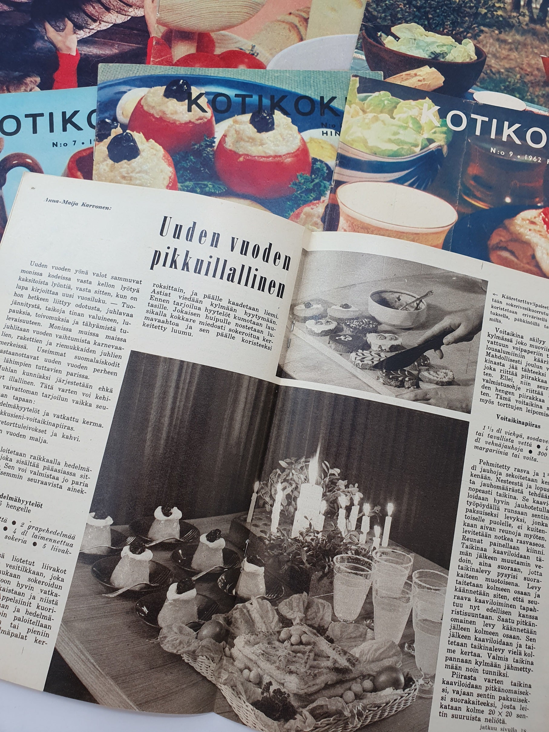 Kotikokki magazines from 1962 | 7 issues