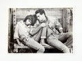 Paola&Marianno, mustavalkoinen postikortti 90-luvulta