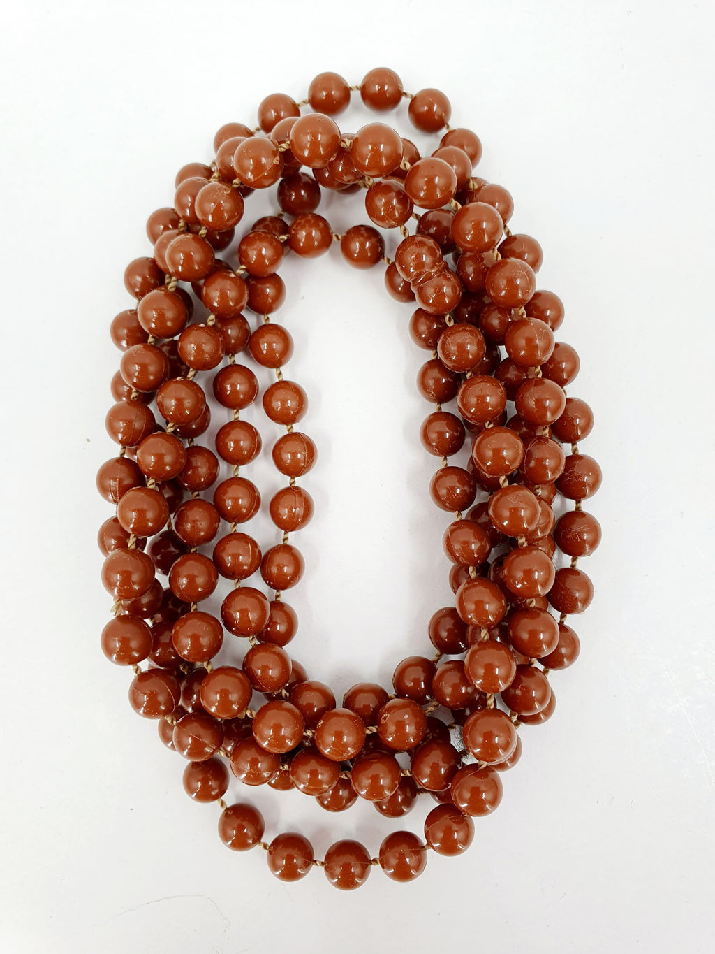 Pepper beads, brown, three different types