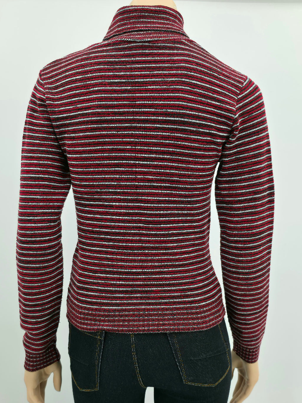 Only, striped polo sweater from the 90s-2000s, size 34-36