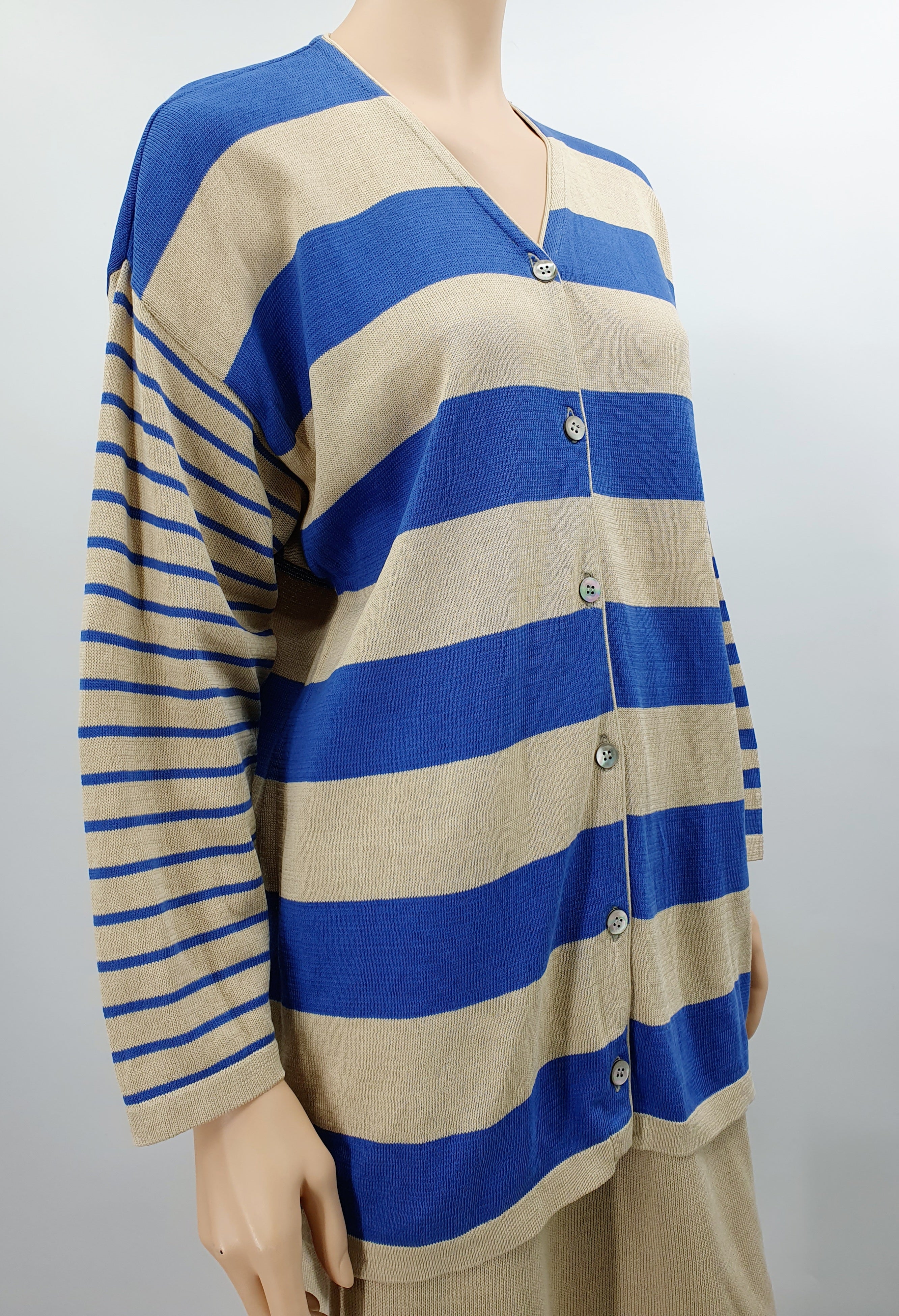Marimekko, striped cardigan from the 80s, size 38-40 (M)
