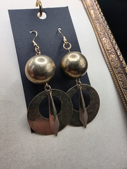 UpCycled by Pivis, Sunny, recycled earrings, no.7