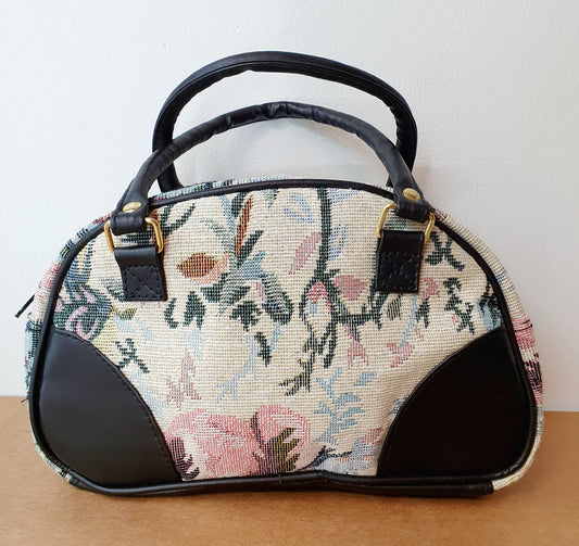 Gobelin-patterned small bag from the 90s