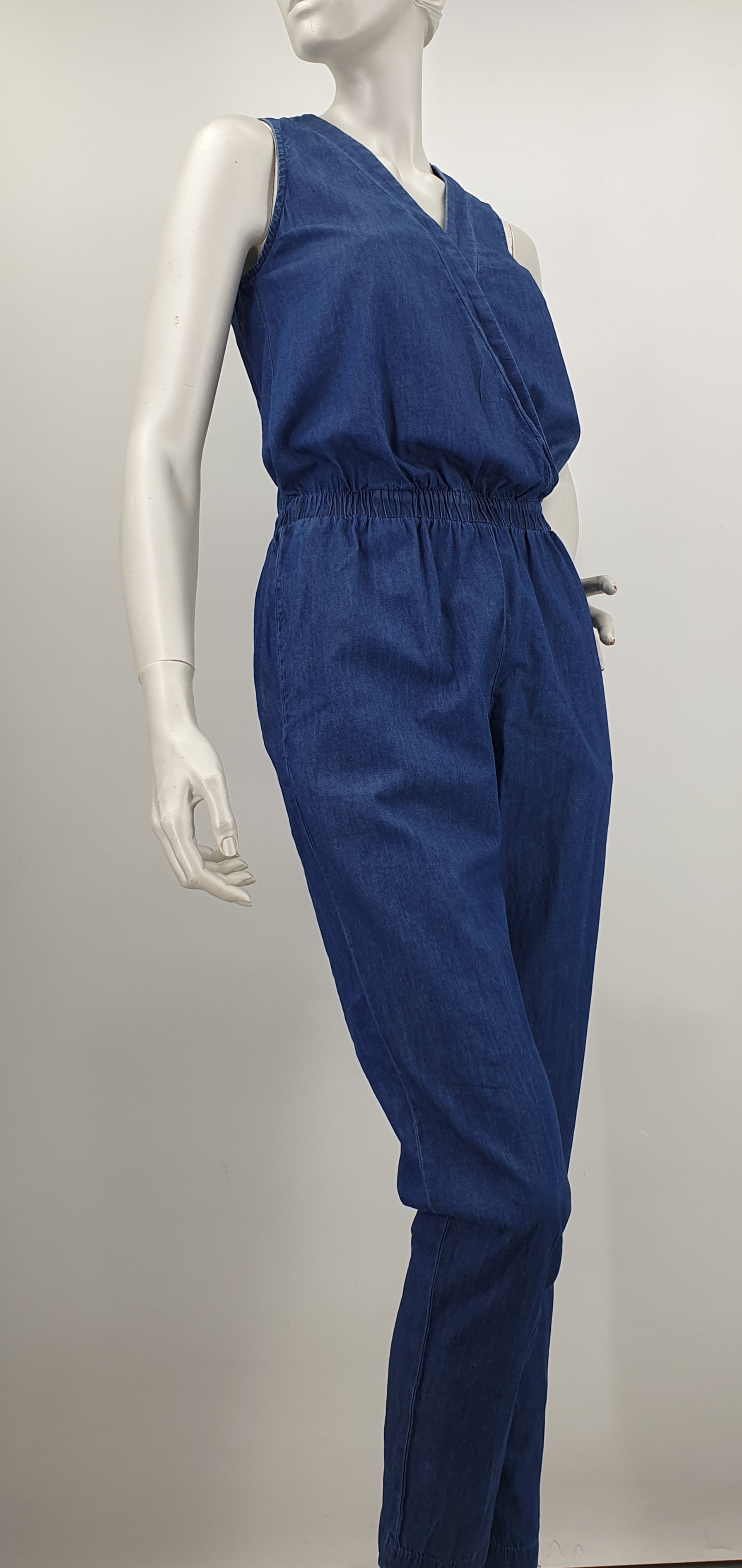Mimi chica, denim blue jumpsuit, size 36-38