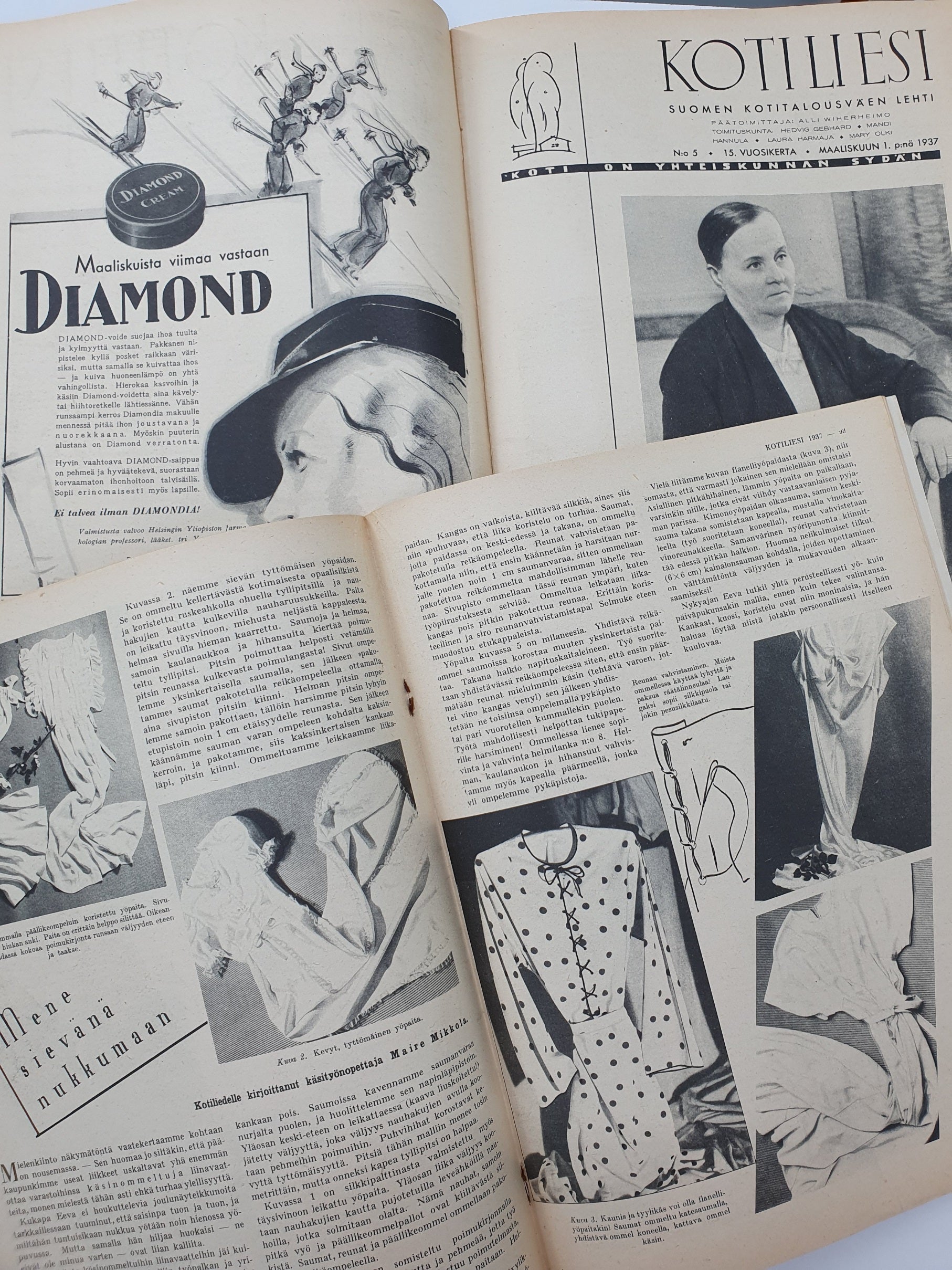 Kotiliesi magazines | 1937 | Several issues