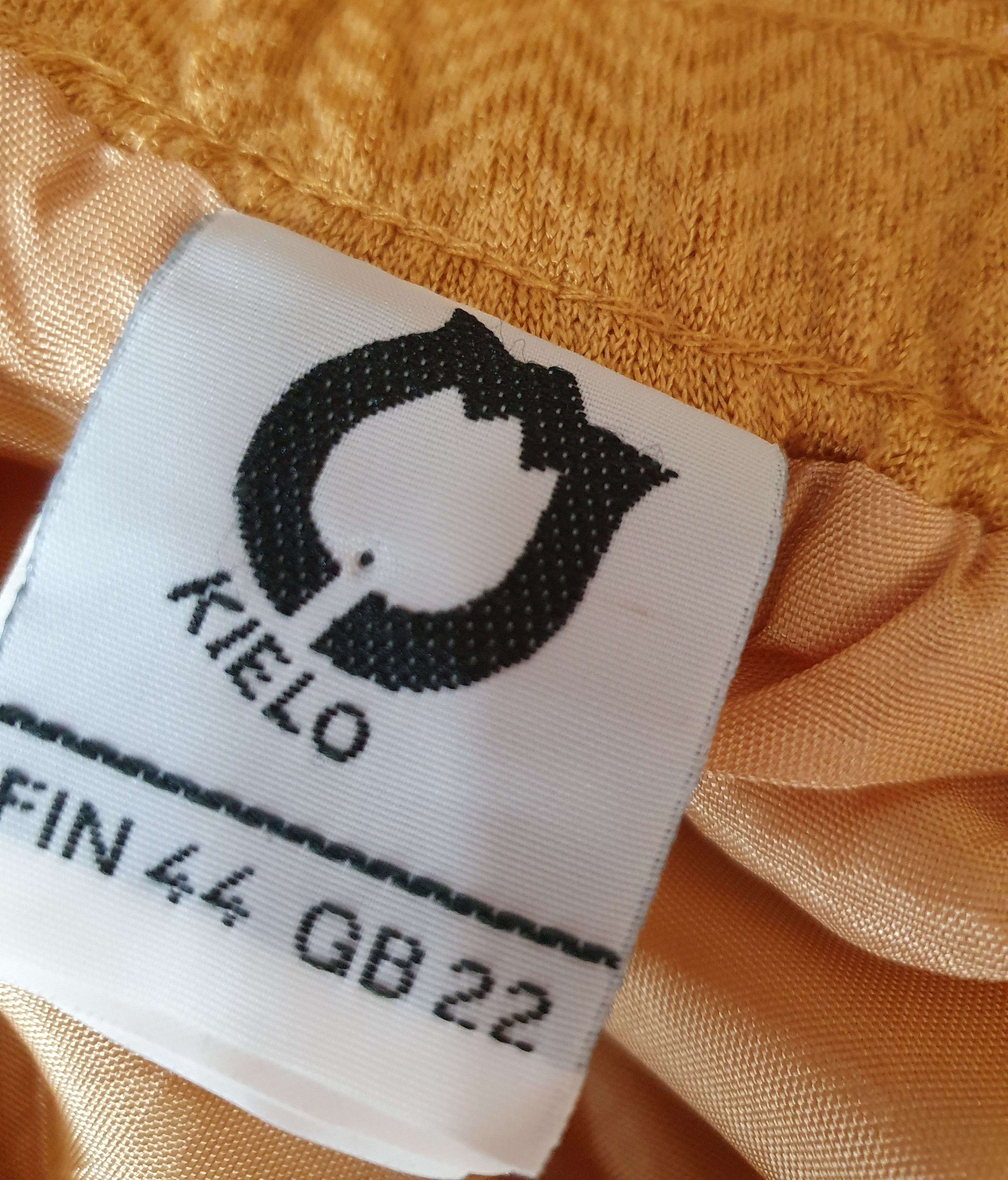 Lily of the valley, mustard yellow maxi skirt, waist 94-110cm, size 46/48