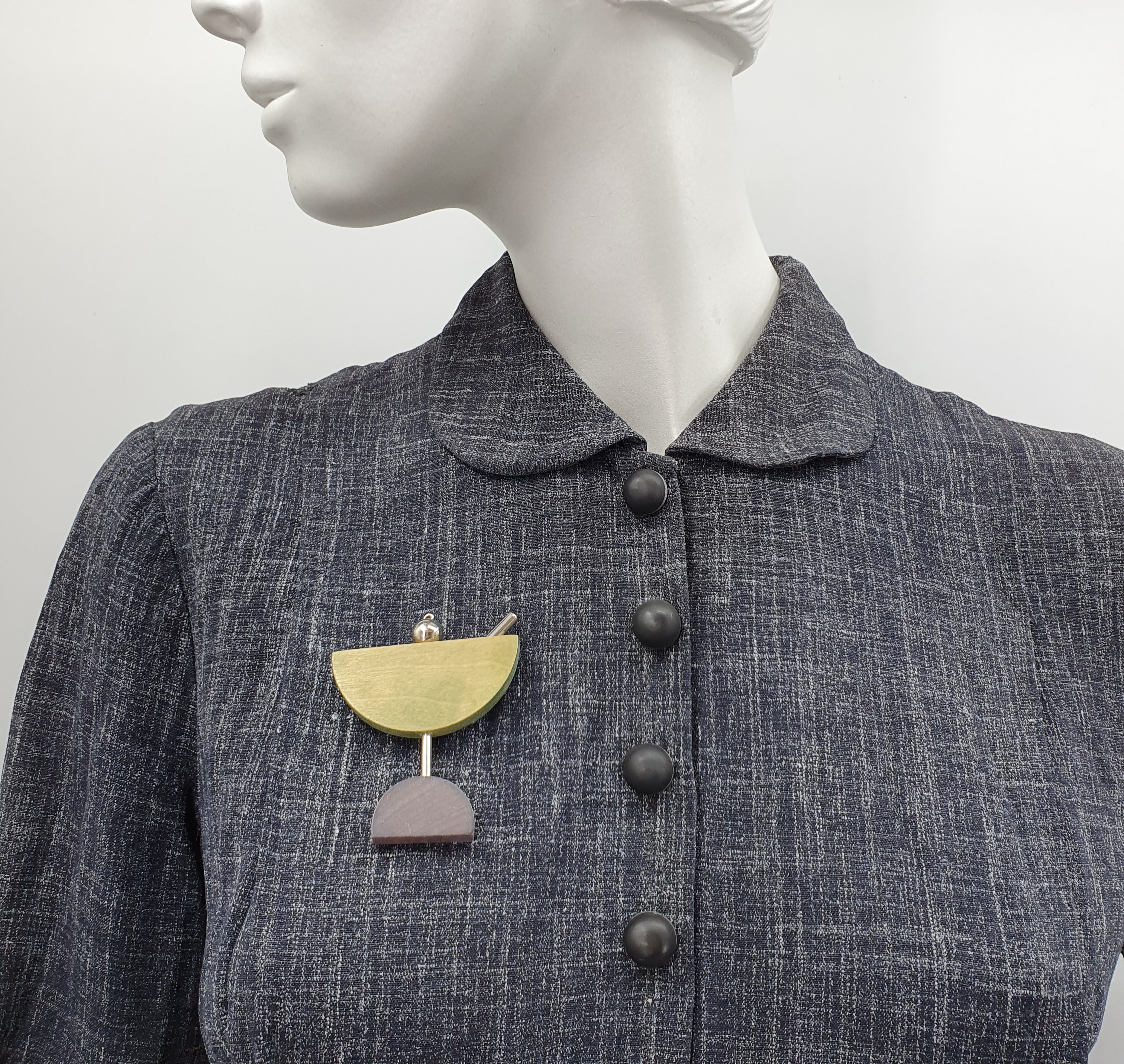 Aarikka, cocktail brooch/pendant from the 80s-90s