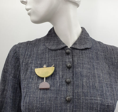 Aarikka, cocktail brooch/pendant from the 80s-90s