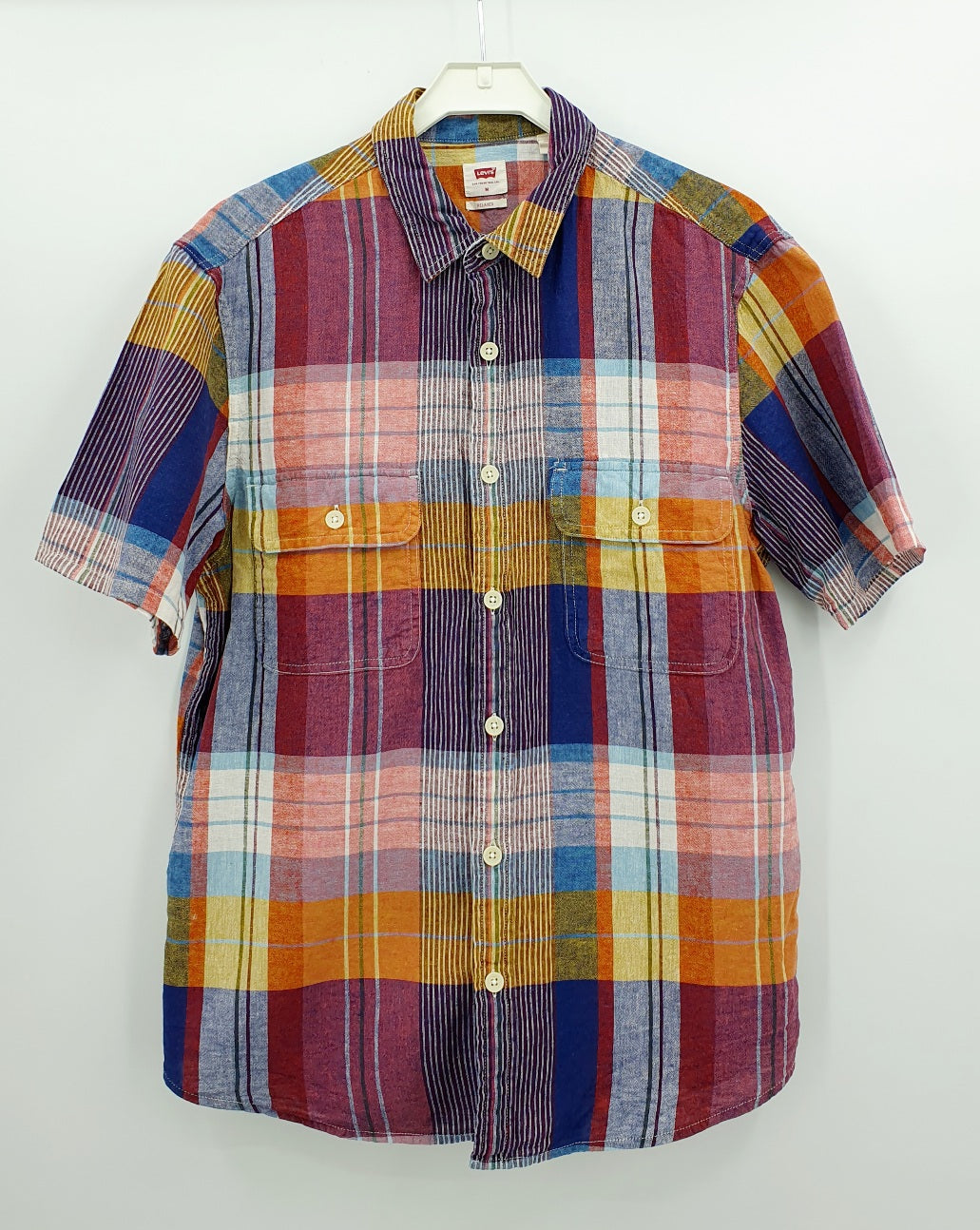 Levi's, men's short-sleeved cotton shirt from the 2000s, size M