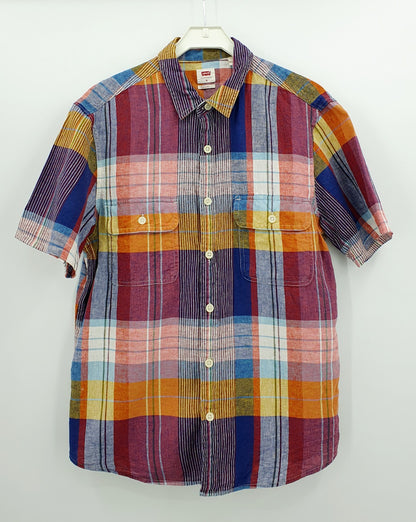 Levi's, miesten lyhythihainen puuvillapaita 2000-luvulta, koko M