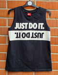 NIKE, Just do it- musta toppi, 2000-luvulta, koko S(36/38)