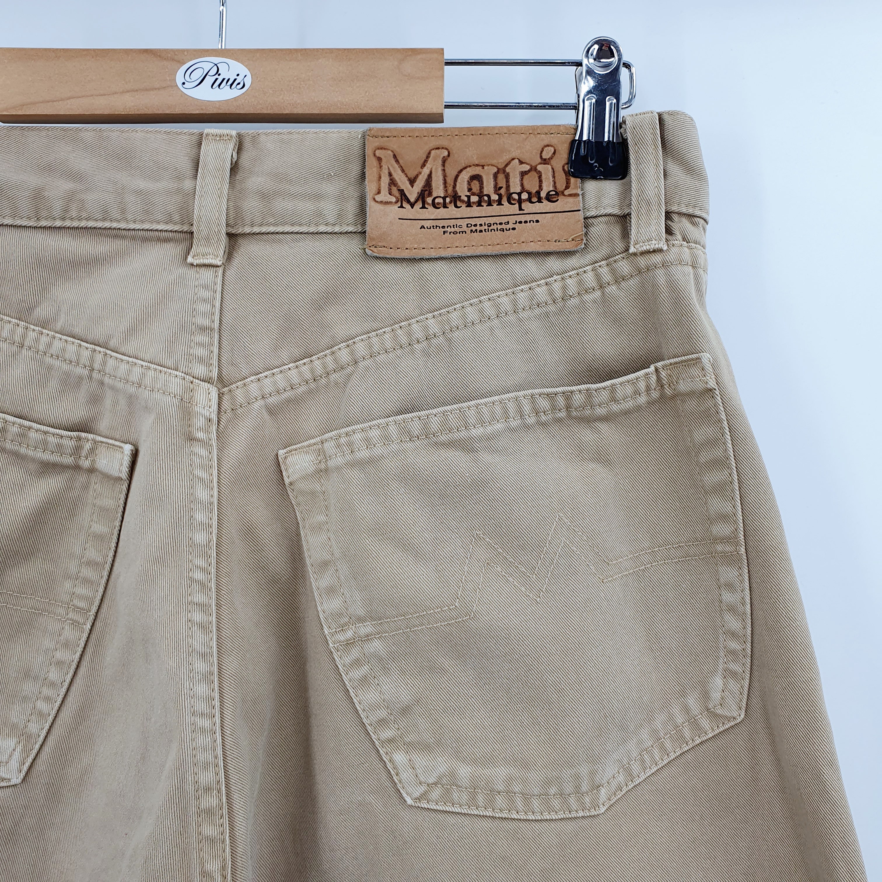 Matinique Jeans, high-waisted jeans from the 90s, belt 80cm, 31"
