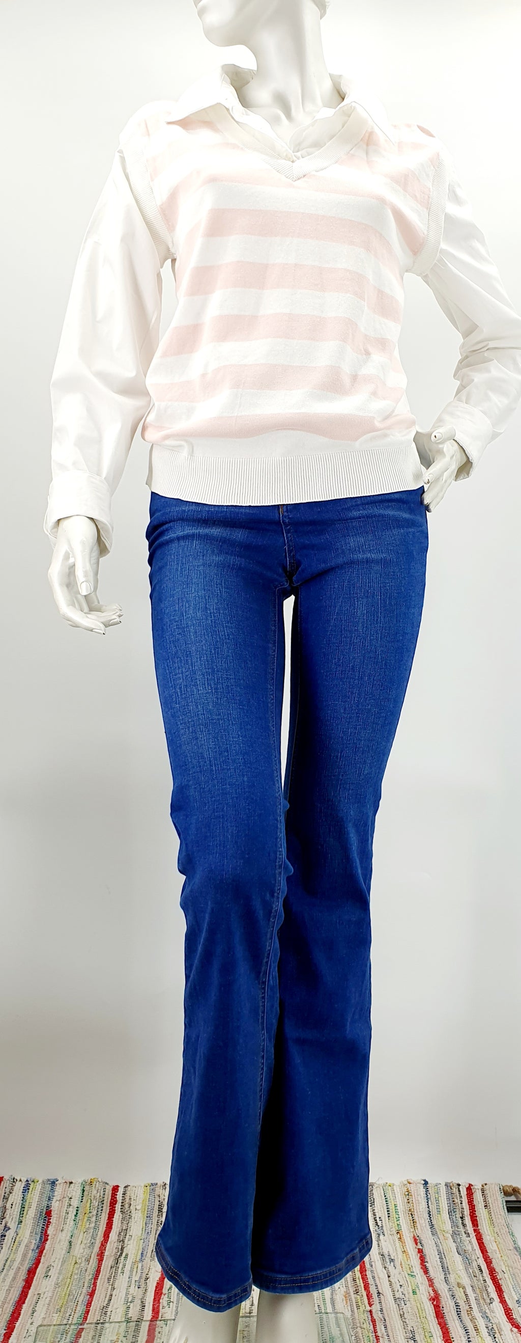 Madonna, knitted vest-shirt from the 90s, size 34-36-(38)