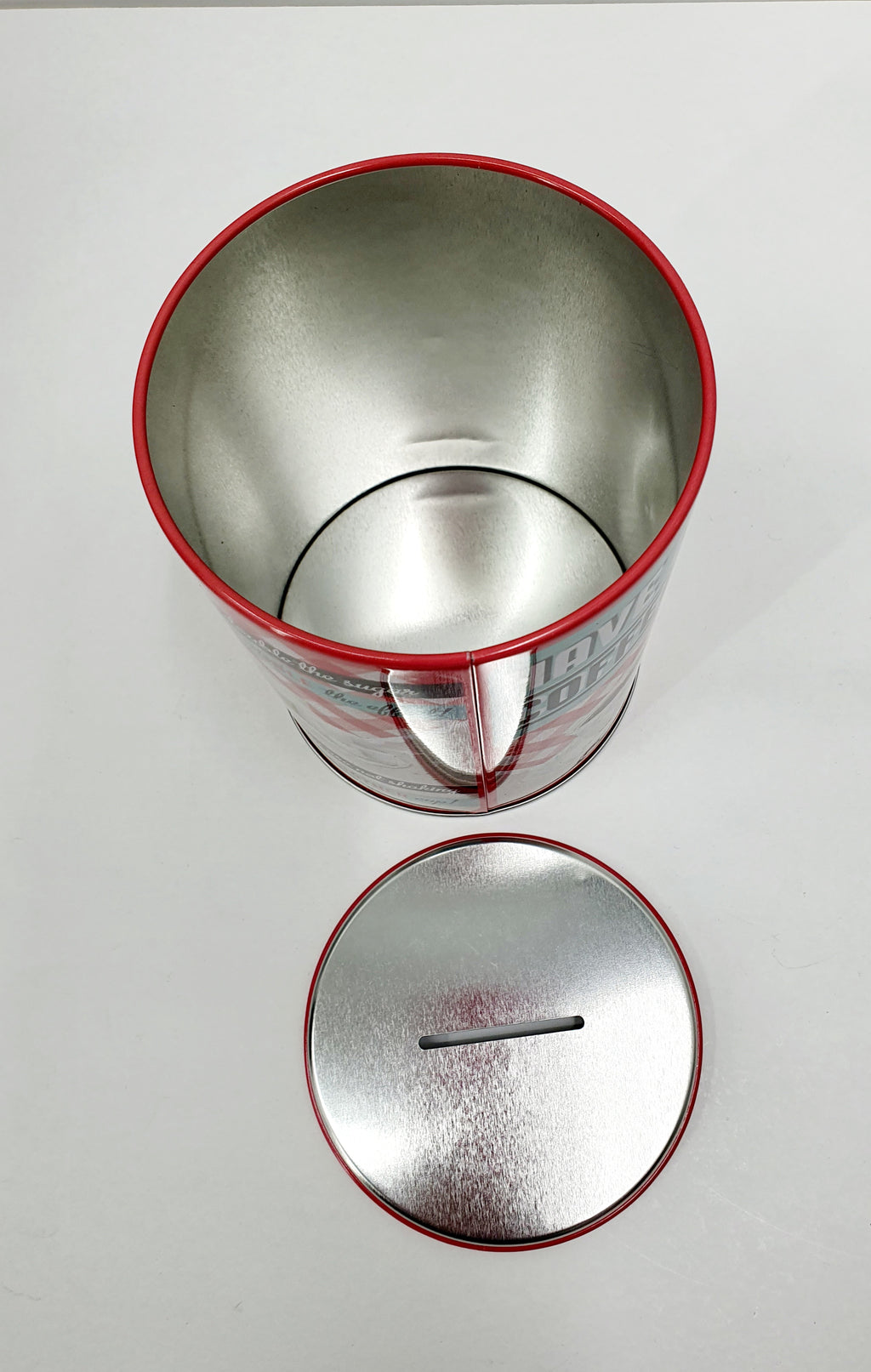 Coffee fund, kahvirahasto peltipurkki 2000-luvulta