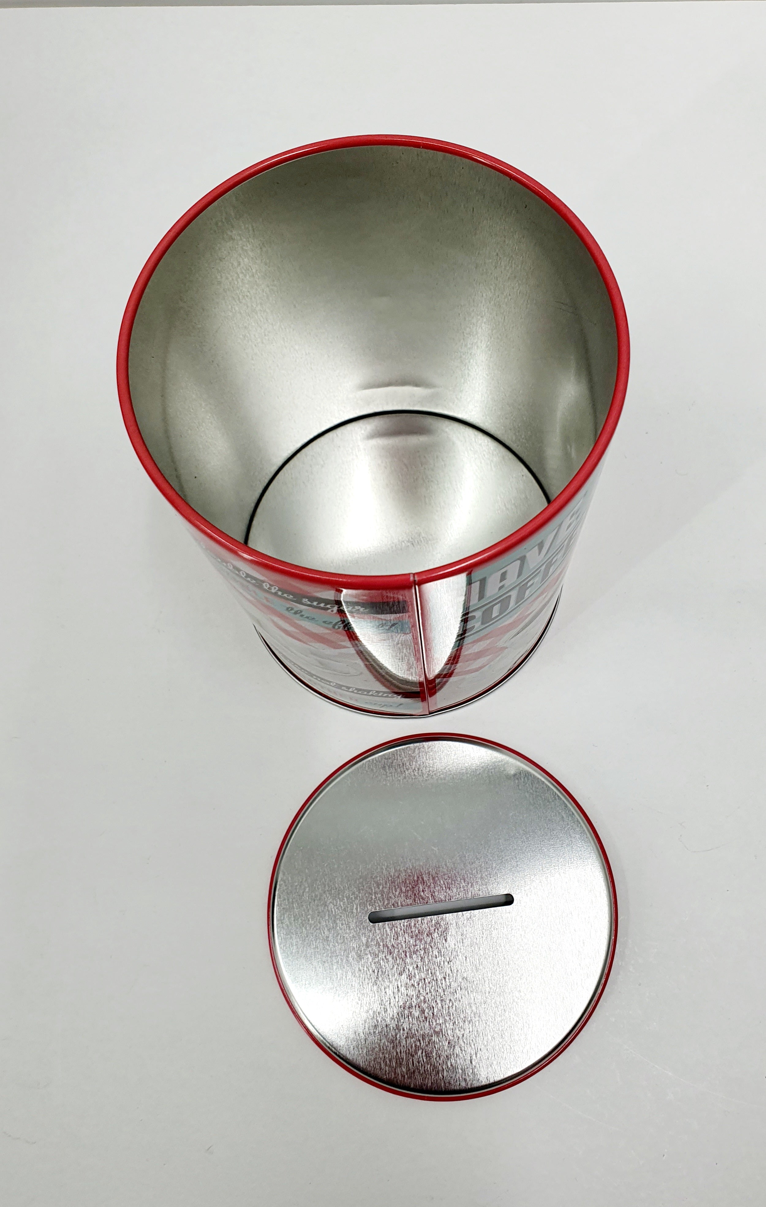 Coffee fund, kahvirahasto peltipurkki 2000-luvulta