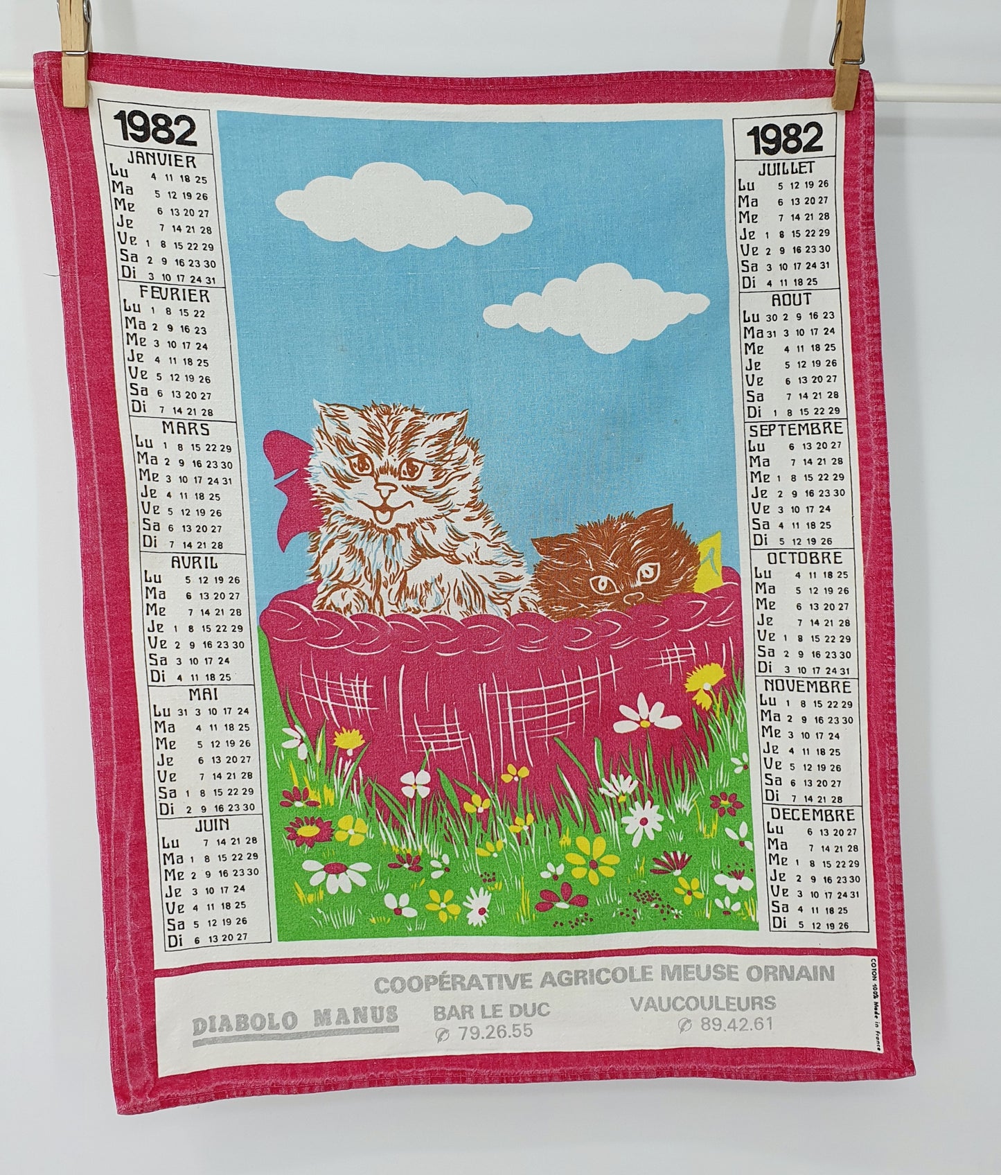 Kalenteripyyhe 1982