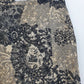 Steilmann, vaaleanruskea hame kukkakuviolla, 2000-luku, vyöt.ymp. 80cm, kokoarvio 40