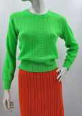 Neon green sweater, 70s, size 34-36