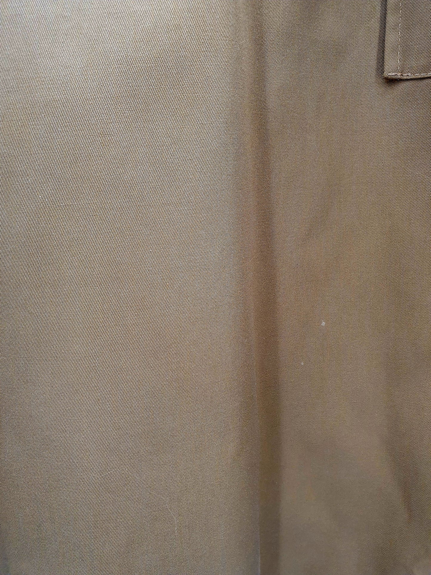 Jalas-Vaate, miesten vaaleanruskea trenssitakki, 70-luku, koko L(XL)