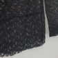 Musta ruusupitsinen paitapusero, koko 34-36