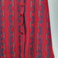 Kuviollinen A-linjainen mekko, 80-luku, koko 36-38