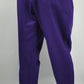 Screen, violetit housut, 80-luku, vyöt.ymp. 72cm, kokoarvio 36